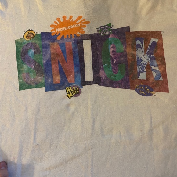Vintage 90's Snick Nickelodeon promo tee, XL - Picture 4 of 4